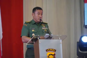 Kasrem 042/Gapu Ikuti Rakor Lintas Sektoral Mantap Brata 2023-2024