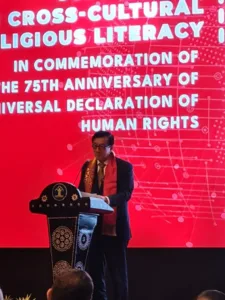 Menteri Kumham RI Tekankan Pentingnya Literasi Keagamaan Lintas Budaya