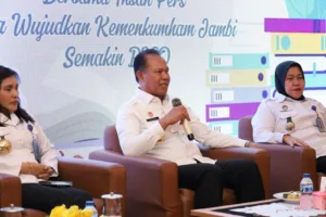 Kakanim Kelas II Non TPI Kerinci Hadiri Coffe Morning Bersama Insan Pers di Kanwil Kemenkumham Jambi