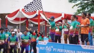 Peringatan HUT ke-66 Pertamina Persero, Pertamina EP Field Jambi adakan Fun Running 7K