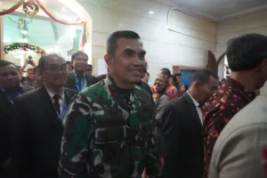 Danrem 042/Gapu Cek Pengamanan Malam Misa Natal di Jambi