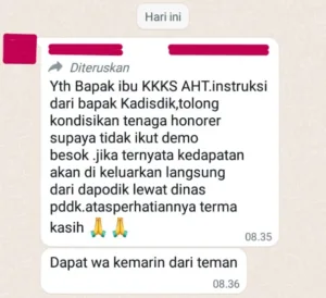 Beredar Pesan Bernada Ancaman Terkait Protes Seleksi PPPK, Saiful Roswandi: Itu Bentuk Sikap atau Mental Feodalistik