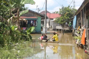 Ada 1.500 KK Terdampak Banjir, Lurah Legok Kota Jambi: Hampir 60 Persen Sudah Tergenang
