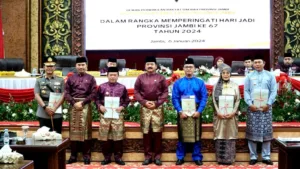 Rapat Paripurna HUT Jambi ke 67, Edi Purwanto Paparkan Capaian Kerja dan Apresiasi DPRD Jambi