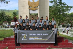 HUT Imigrasi ke 74, Kanim Kelas II Non TPI Kerinci Ziarah ke Makam Pahlawan