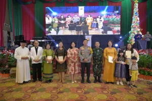 Sinergitas TNI Polri di Jambi, Gelar Perayaan Natal Bersama