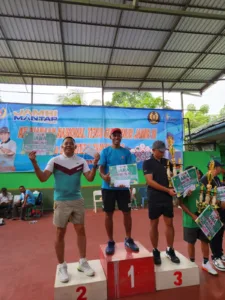 Tim Tenis Lapangan Polda Jambi Berhasil Rebut Juara di Kejurnas Gubernur Jambi Se-Sumatera 2024