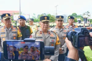 Pastikan Kesiapan Personel Jelang Pemilu, Wakapolda Jambi Kunker ke Tanjab Timur