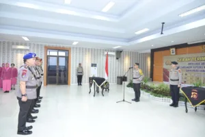 Kapolda Jambi Pimpin Sertijab Dirresnarkoba, Dirpolairud dan 4 Kapolres