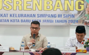 Wakil Ketua DPRD Kota Jambi Dapil Kotabaru Hadiri Musrembang Tingkat Kelurahan Simpang III Sipin