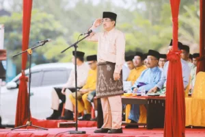 Bupati Tanjab Barat Jadi Inspektur Upacara Peringatan HUT Jambi ke-67 Tahun 2024