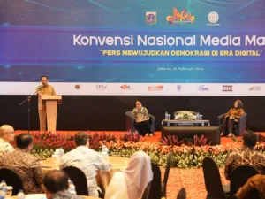 Tito Karnavian Di Konvensi Nasional Media Massa “Pers, Demokrasi Digital, dan AI Beretika”
