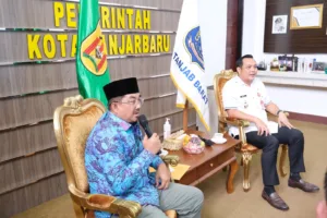Pemkab Tanjab Barat Lakukan Kunjungan Kerja dalam Rangka Best Practice Upaya Peningkatan Penanggulan Korban Bencana ke Kota Banjarbaru