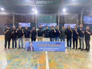 Turnamen Futsal Vaganza SMSI Tanjab Barat Perebutkan Piala Ketua Karang Taruna