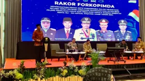 Hadiri Rakor Deteksi Potensi Ganguan Kamtibmas Jelang Pemilu 2024, Edi Purwanto Berharap Bisa Berjalan Luber dan Jurdil