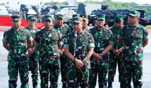 Panglima TNI Saksikan Apel Gelar Pengamanan Pemilu 2024