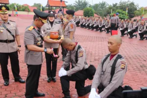 Kapolda Jambi Membuka Pendidikan dan Pembentukan Bintara Polri Gelombang 1 Tahun 2024 di SPN Polda Jambi