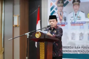 Al Haris Buka Sosialisasi Penyusunan Grand Design Pembangunan Kependudukan 5 Pilar Tingkat Provinsi Jambi
