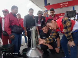 Ditreskrimsus Polda Jambi dan Pertamina Sidak Beberapa SPBU di Kota Jambi