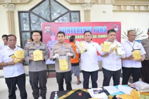 Lagi, Prestasi Ditresnarkoba Polda Jambi Bongkar Peredaran Narkoba Jaringan Internasional