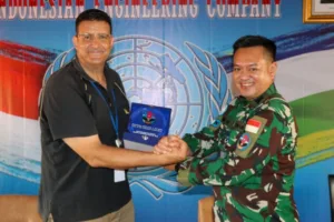 Satgas Kizi TNI Konga XXXVII-J Mendapat Apresiasi Dari Tim Inspeksi COE Atas Kesiapan Peralatan Yang Dimiliki