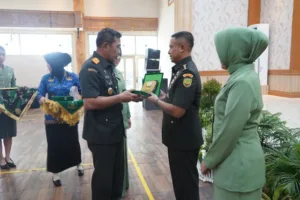Danrem 042/Gapu Berharap Pergantian Pejabat Dapat Mempersembahkan Karya Terbaiknya Dalam Pelaksanaan Tugas ke Depan