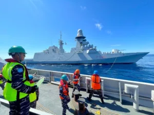 KRI Diponogoro-365 Uji Kemampuan Dengan Kapal NATO Di Laut Mediterania