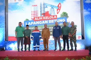 Seremonial Serah Terima Area Operasi Betung Meruo Senami oleh PT Pertamina EP Field Jambi