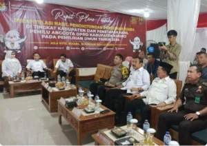 Pj Bupati Asraf Buka Rapat Pleno Perhitungan Suara Pemilu Kabupaten Kerinci Tahun 2024
