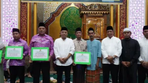 Pemkab Tanjabtim Safari Ramadhan Perdana di Masjid Fathul Iman Kecamatan Mendahara Ulu