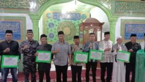 Bupati Tanjabtim Romi Hariyanto Hadiri Safari Ramadhan Kecamatan Nipah Panjang