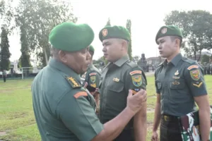 Danrem 042/Gapu : Kenaikan Pangkat Bagi Prajurit Merupakan Hasil dari Raihan Prestasi Selama Menjalankan Tugas