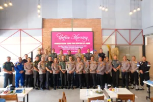 Bidpropam Polda Jambi Coffee Morning Bersama Denpom II/2 Jambi