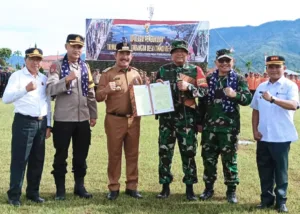 Pj. Bupati Kerinci Asraf Pimpin Upacara Pembukaan TMMD Ke-120 Kodim 0417/Kerinci