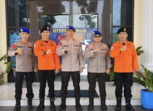 Disambangi Kakan Basarnas Jambi, Dir Polairud Polda Jambi: Basarnas dan Polairud Selalu Bersinergi