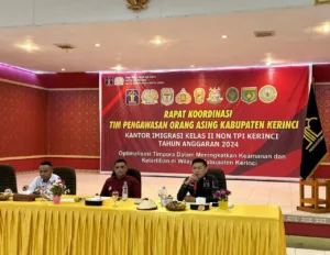 Imigrasi Kerinci laksanakan Rapat Koordinasi TimPORA Kabupaten Kerinci