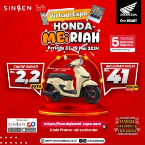 Dapatkan Promo Menarik Hanya di Virtual Expo Honda Meiriah