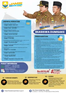 Pendaftaran Beasiswa Pemprov Jambi Dibuka, Cek Syarat dan Linknya Disini