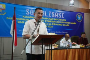 Diskominfo Provinsi Jambi Gelar Sosialisasi Kesadaran Keamanan Informasi Bagi Pimpinan