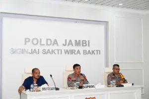 Kapolda Jambi Ikuti Rakornas Pengawasan Intern Tahun 2024