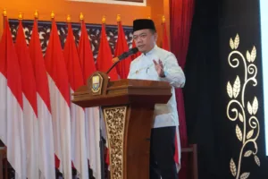 Gubernur dan Wakil Gubernur Halal Bi Halal Bersama MUI, LAM dan Ormas Islam Provinsi Jambi