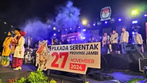 Pilkada Serentak Tahun 2024 Resmi Diluncurkan KPU Provinsi Jambi