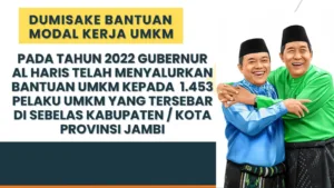 5.043 UMKM Dapat Bantuan Modal Kerja Dumisake Jambi Mantap