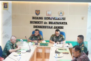 Danrem 042/Gapu Pimpin Rapat Dewan Pengawasan Rumkit dr. Bratanata Jambi