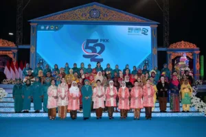 Ketua TP PKK Tanjabtim Bawa Penghargaan Saat Kembali Dari Acara Puncak HKG Dan Jambore Nasional 2024