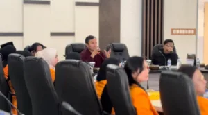 Edi Purwanto Paparkan Tugas dan Fungsi DPRD ke 84 Mahasiswa Fakultas Hukum Unja