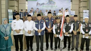 Pj. Bupati Kerinci Asraf Hadiri Pelepasan Jemaah Calon Haji Provinsi Jambi Tahun 2024