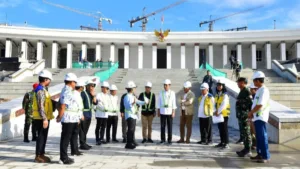 Panglima TNI Dampingi Presiden RI Groundbreaking Sejumlah Gedung di IKN