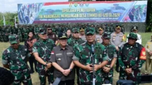 Kunjungi Muara Enim, Wakasad Tutup Resmi TMMD ke-120