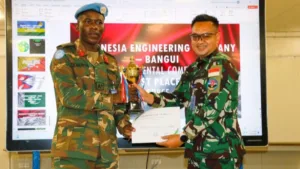 Bravo! Satgas Kizi TNI Konga Terima Penghargaan Dari PBB Pada Event ‘World Environment Day 2024’
